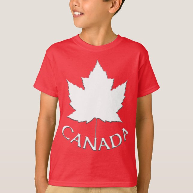 Camiseta canadiense de niños Camisetas de Canadá N (Anverso)