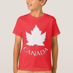 Camiseta canadiense de niños Camisetas de Canadá N