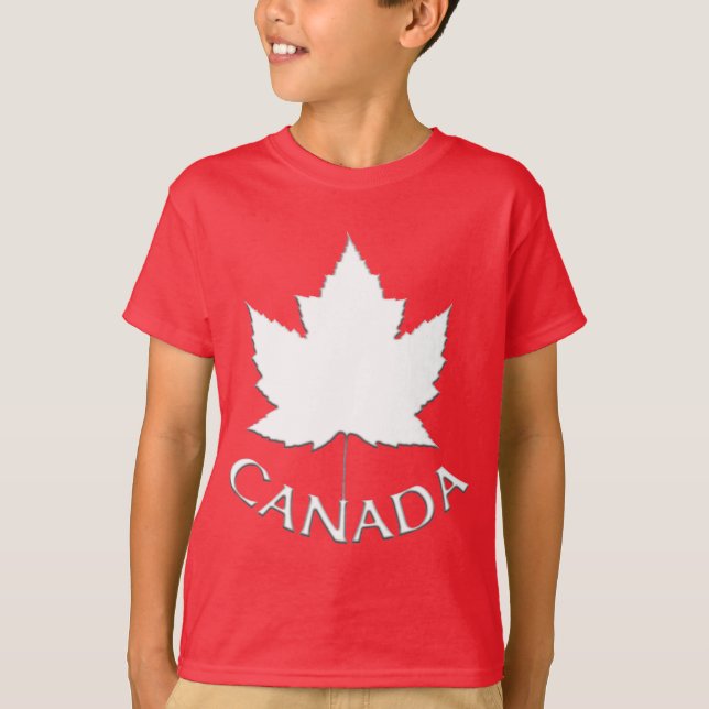 Camiseta canadiense de niños Camisetas de Canadá N (Anverso)