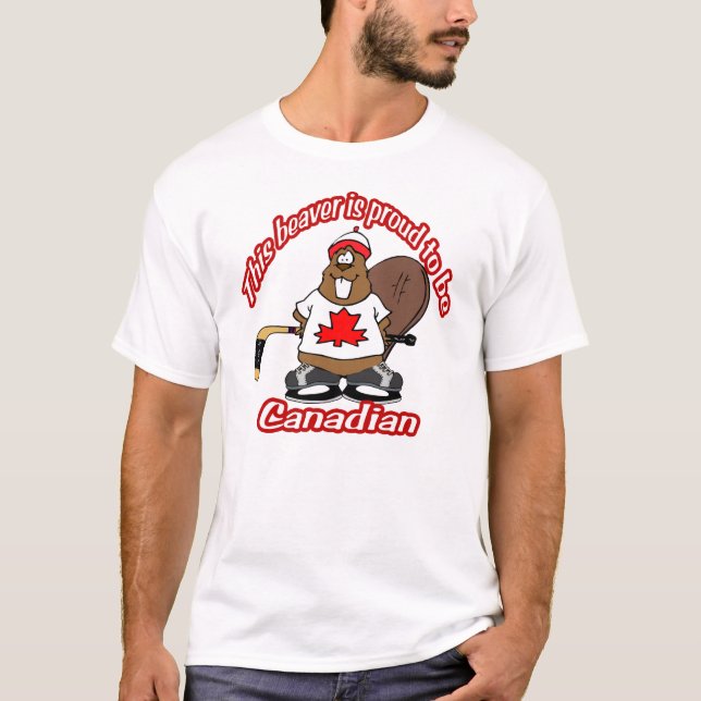 Camiseta canadiense del castor (Anverso)