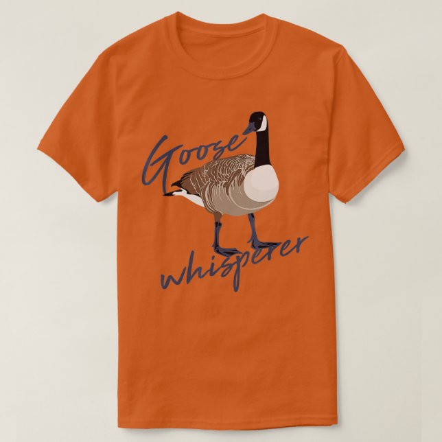 Camiseta Canadiense Goose Whisperer Shirt Gracioso Ave Cute (Diseño del anverso)