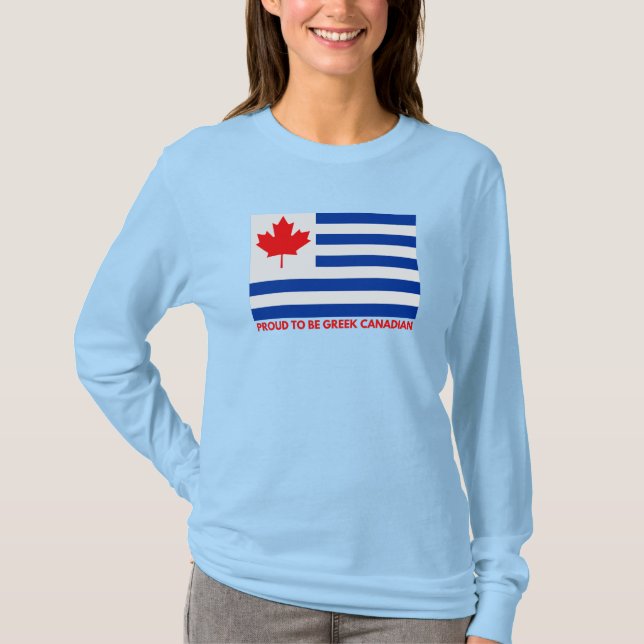 Camiseta Canadiense griego (Anverso)