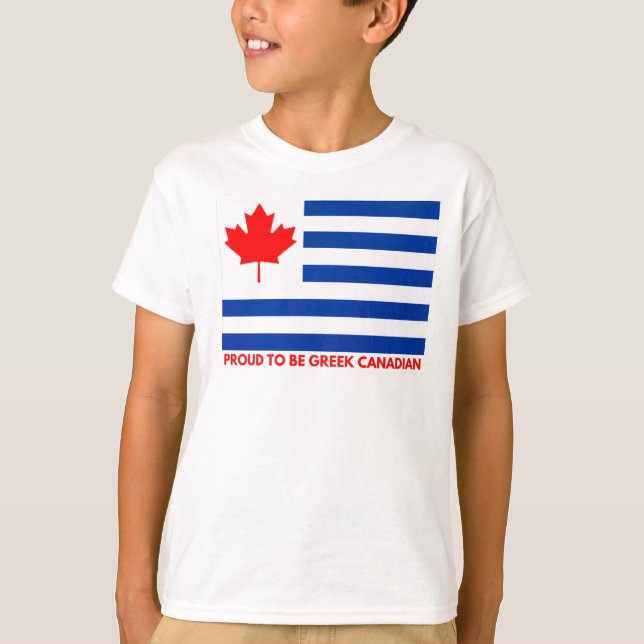 Camiseta Canadiense griego (Anverso)