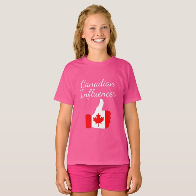 Camiseta Canadiense Influencer thumbs up Lighthouse route (Anverso completo)