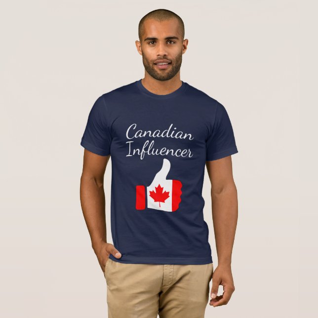 Camiseta Canadiense Influencer thumbs up Lighthouse route (Anverso completo)