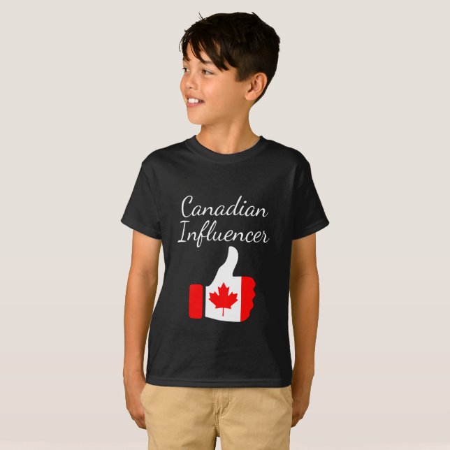 Camiseta Canadiense Influencer thumbs up Lighthouse route (Anverso completo)