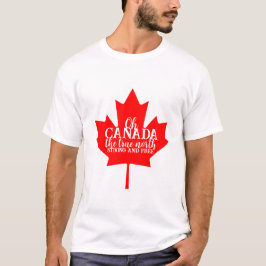 Camiseta Canadiense Maple Leaf Canada Day