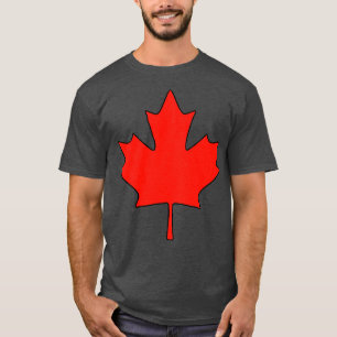 Camiseta Canadiense Maple Leaf Canadá Día Hombres Bandera C