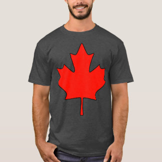 Camiseta Canadiense Maple Leaf Canadá Día Hombres Bandera C