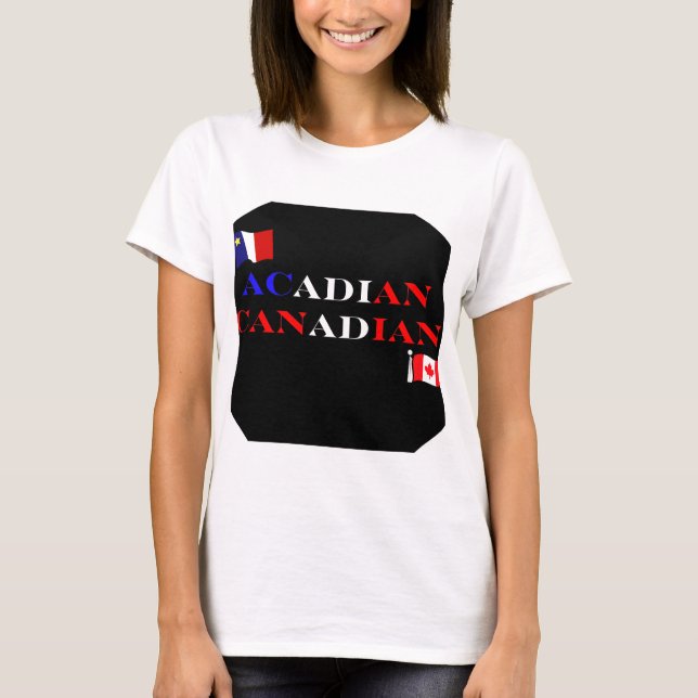 Camiseta canadiense para mujeres (Anverso)