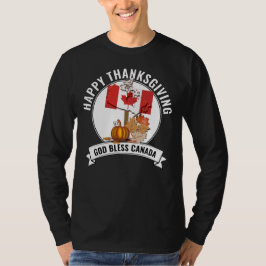 Camiseta CANADIENSE Patriótico GRACIAS A Dios Bendiga a Can