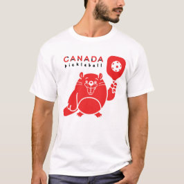 Camiseta Canadiense Pickleball Beaver