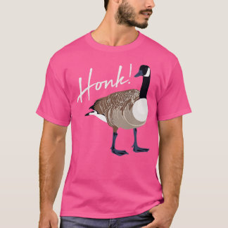 Camiseta Canadiense Shirt Honk Graciosa Cazadora de Aves G