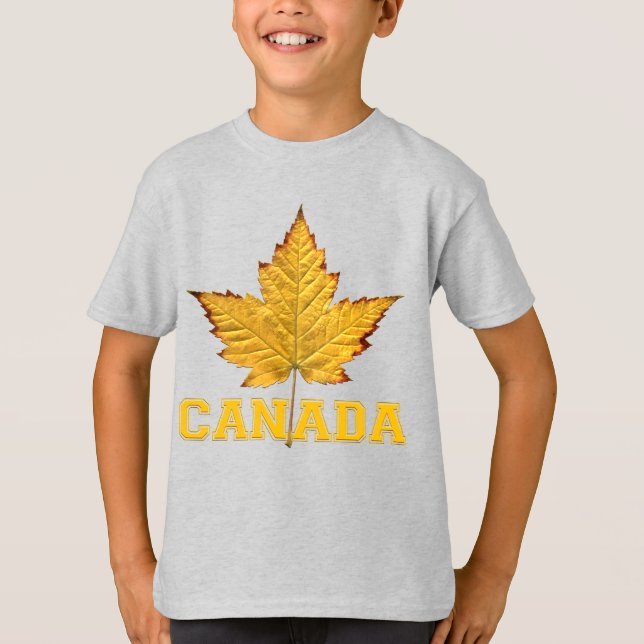 Camiseta canadiense Unisex Kid's Varsity Canada Ca (Anverso)
