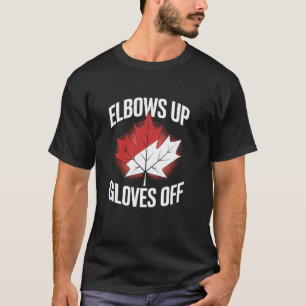 Camiseta Canadienses Apoyan Puños En Alto Guantes Fuera Org