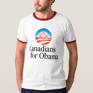 Camiseta canadienses para obama