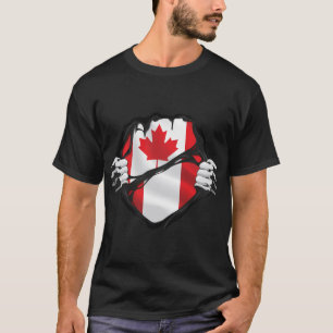 Camiseta Canadienses peruanos arrancaron bandera de raíz