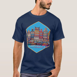 Camiseta Canal Amsterdam Países Bajos Europa