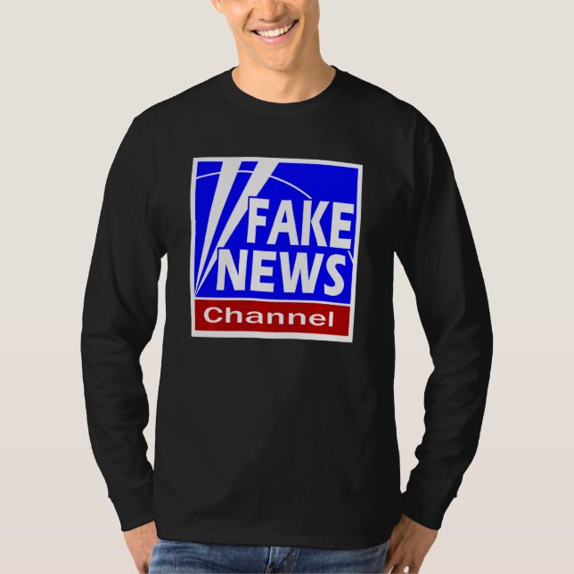 Camiseta Canal de noticias falso (Anverso)