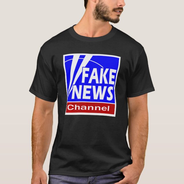 Camiseta Canal de noticias falso (Anverso)
