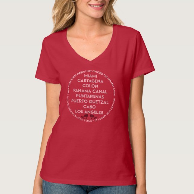 Camiseta Canal de Panamá Primera Vez (Anverso)