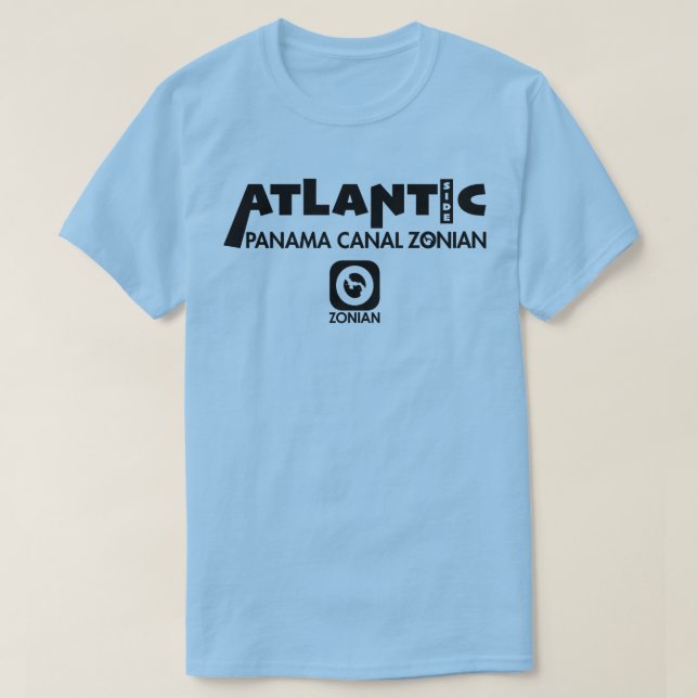 Camiseta Canal de Panamá Zonian - Lado Atlántico (Diseño del anverso)