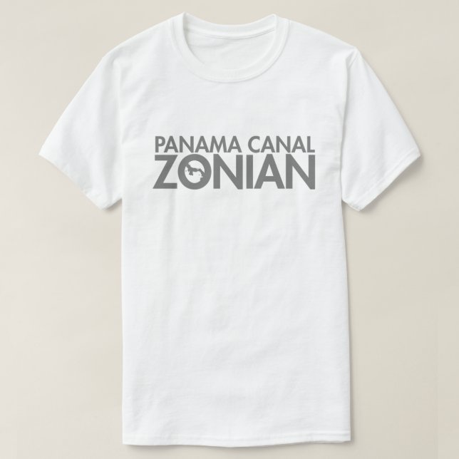 Camiseta Canal de Panamá Zónico (Diseño del anverso)