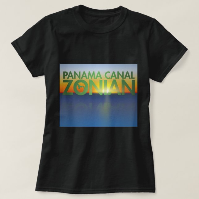 Camiseta Canal de Panamá Zónico (Diseño del anverso)