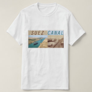 Camiseta Canal de Suez antiguo y nuevo