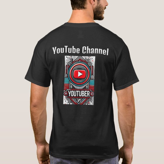Camiseta Canal de YouTube (Reverso)