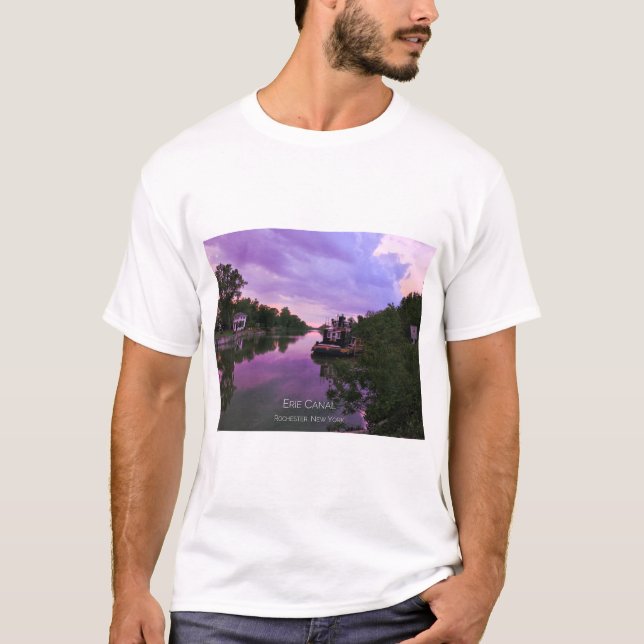 Camiseta - Canal Erie al atardecer (Anverso)