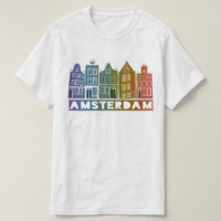 Canal House Row Amsterdam Holanda Rainbow holandés