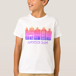 Camiseta Canal House Row Amsterdam Holanda Viajes Holandese