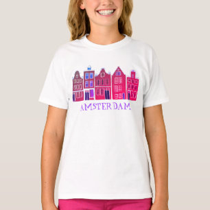 Camiseta Canal House Row Amsterdam Holanda Viajes Holandese