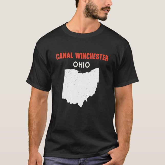 Camiseta Canal Winchester Ohio USA State America Travel Ohi (Anverso)