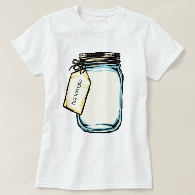 Camiseta Canalizando mensaje personalizado de Jar (Diseño del anverso)