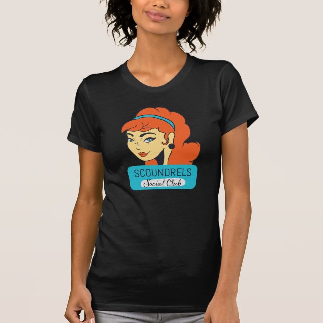 Camiseta Canallas oscuras de mujeres (Anverso)