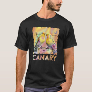 Camiseta Canarias Canary Bird cantando Birds Bird
