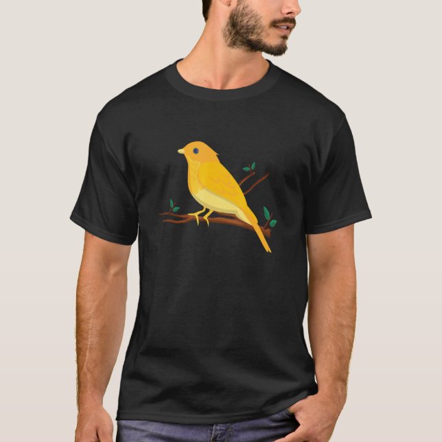 Camiseta Canaries Birds Songbird Birdwatcher Birder Canary (Anverso)