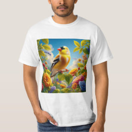 Camiseta Canario Brillante en su Entorno Natural