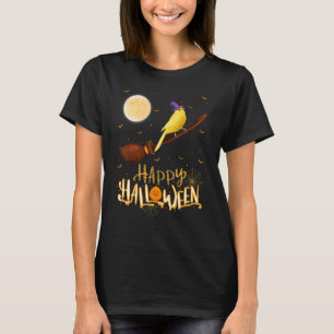 Camiseta Canary Ride Witch Shotgun Canary Bird Halloween