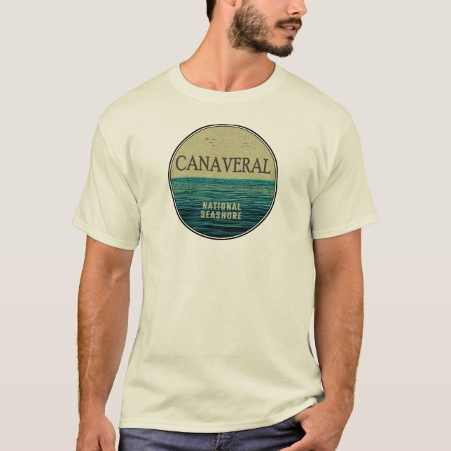Camiseta Canaveral Mar Nacional de Florida Aves del Océano (Anverso)