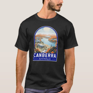 Camiseta Canberra Australia Viajes de arte