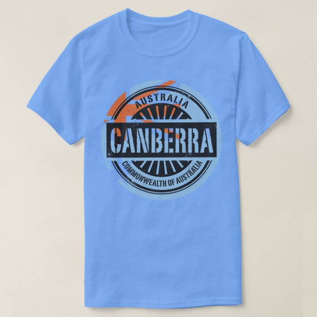 Camiseta Canberra de Australia (Diseño del anverso)