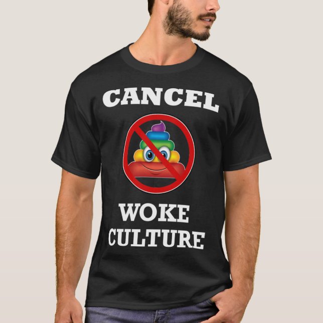 Camiseta Cancel Woke Culture Anti Socialist Communist Agend (Anverso)