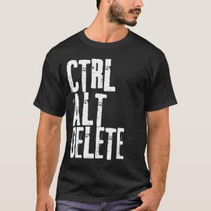 Camiseta cancelación del Ctrl alt
