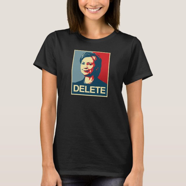 Camiseta CANCELACIÓN - poster de Anti-Hillary - - (Anverso)