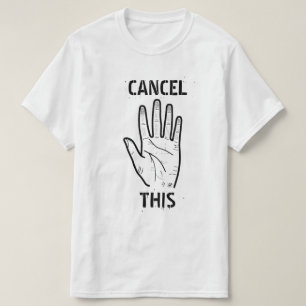 Camiseta Cancelar chiste de referencia cultural