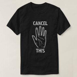 Camiseta Cancelar chiste de referencia cultural