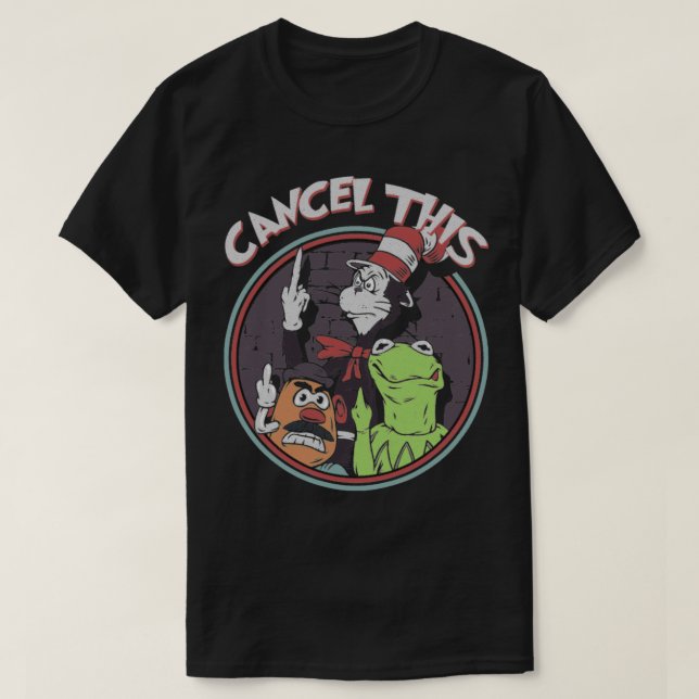 Camiseta Cancelar la referencia cultural (Diseño del anverso)